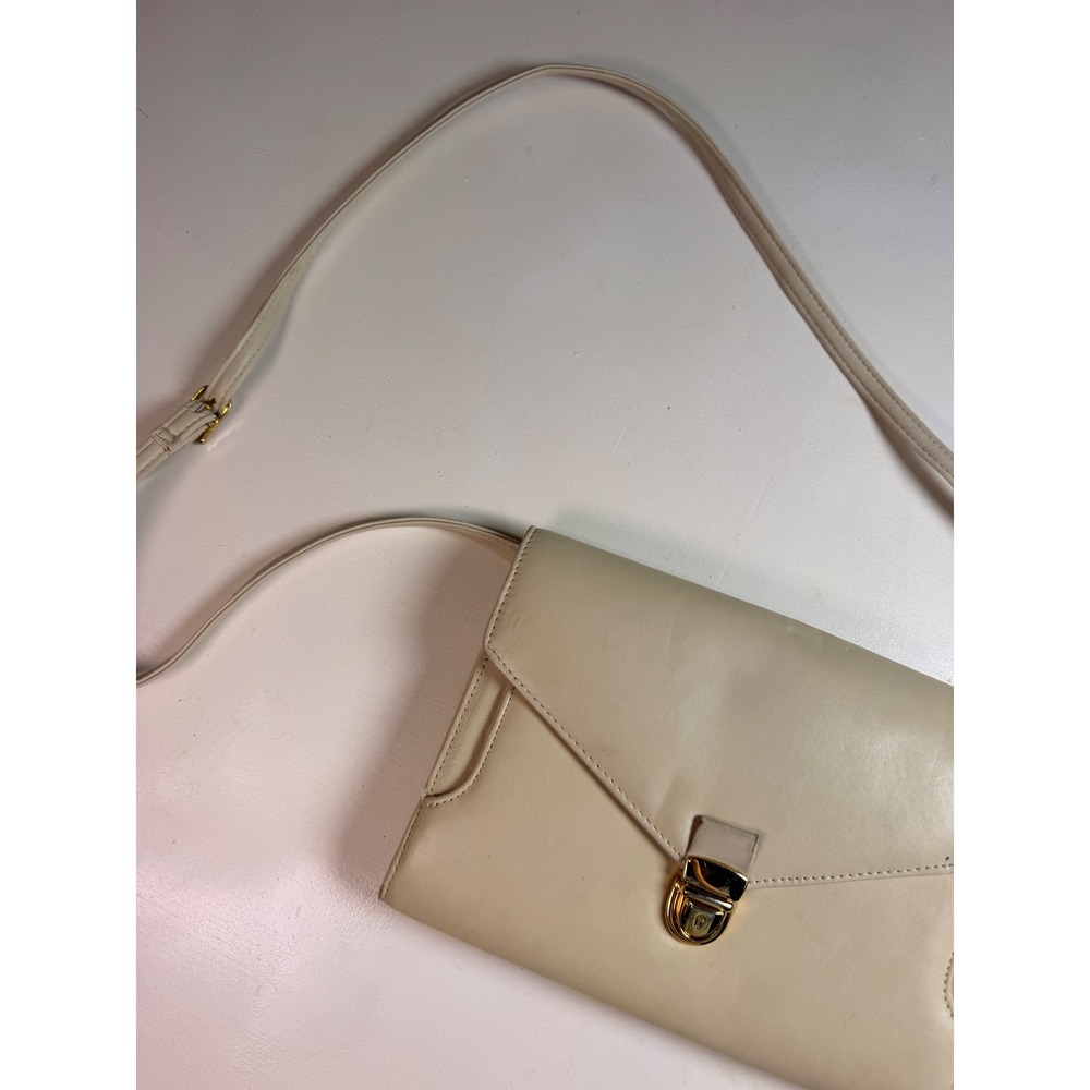 Diamicci Crossbody‎ Bag Women OS Cream Good Minimalist Gold Clasp Envelope